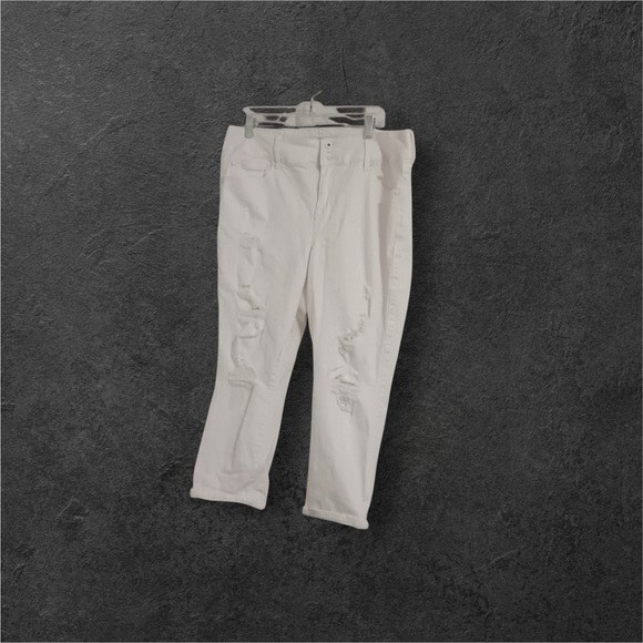 Torrid White Distressed Jeggings - Picture 8 of 9